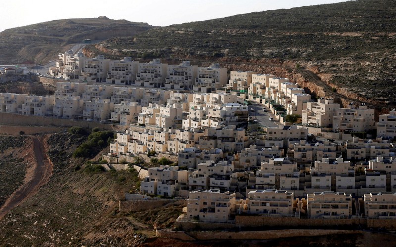 FILE PHOTO: General view of houses of the Israeli settlement of Givat Ze'ev in the occupied West Bank