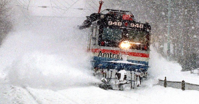 Amtrak cancels all service between Boston and Washington due to hazardous weather