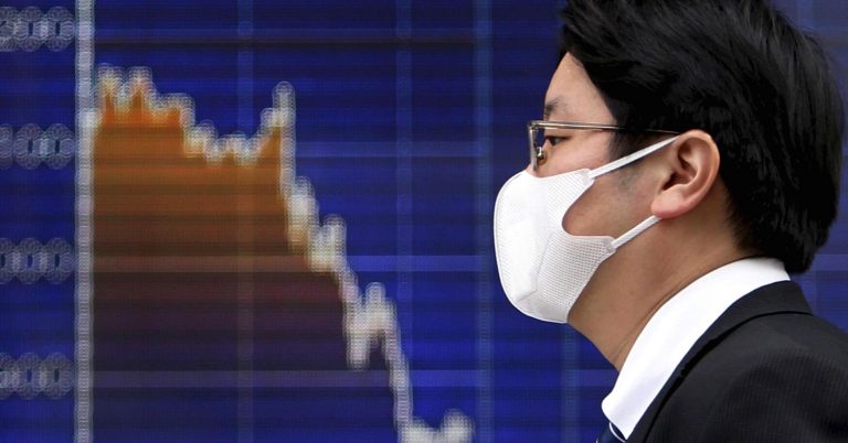 Asian shares poised for declines after tech drags on Wall Street