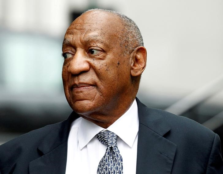 FILE PHOTO: Actor and comedian Bill Cosby arrives at his sexual assault trial at the Montgomery County Courthouse in Norristown