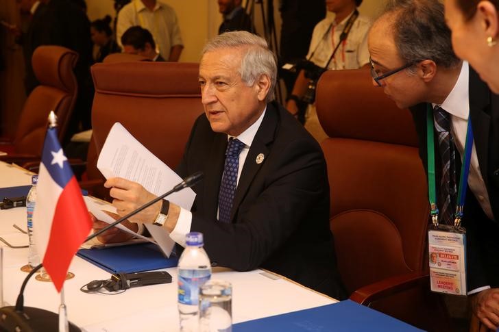 Chile's Foreign Minister Heraldo Munoz is seen at the Trans-Pacific Partnership (TPP) meeting held on the sidelines of the APEC summit in Danang,