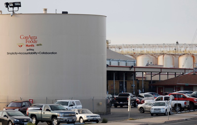 FILE PHOTO: ConAgra Foods production facility is seen in Oakdale