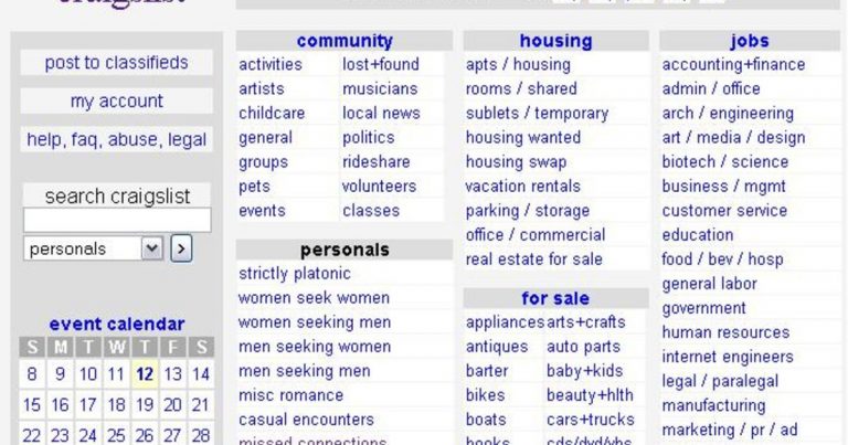 Craigslist closes personals section in U.S.