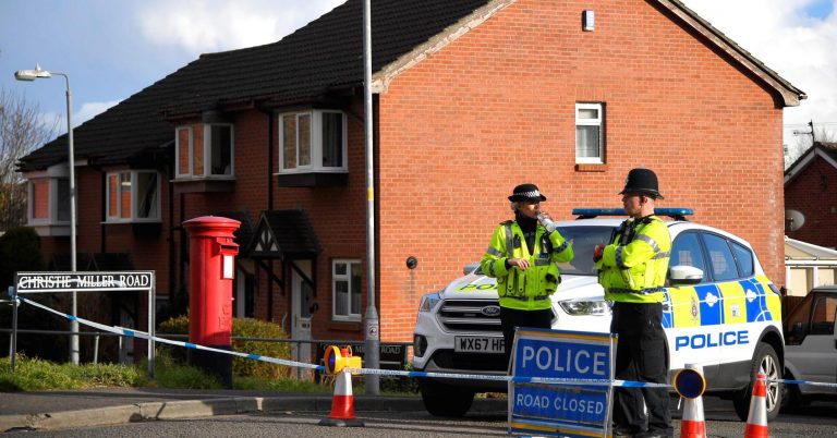 Ex-Russian spy was poisoned by nerve agent left on his front door, police say