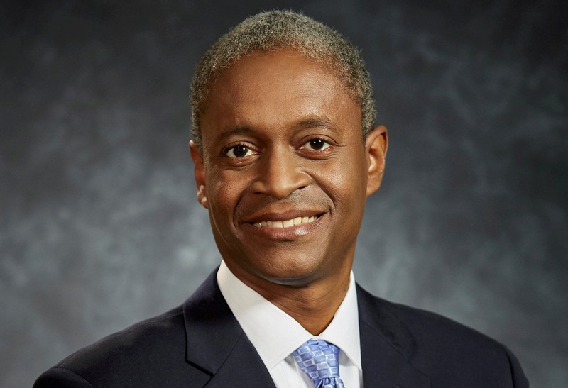 FILE PHOTO: President of the Federal Reserve Bank of Atlanta, Bostic, appears in this handout photo