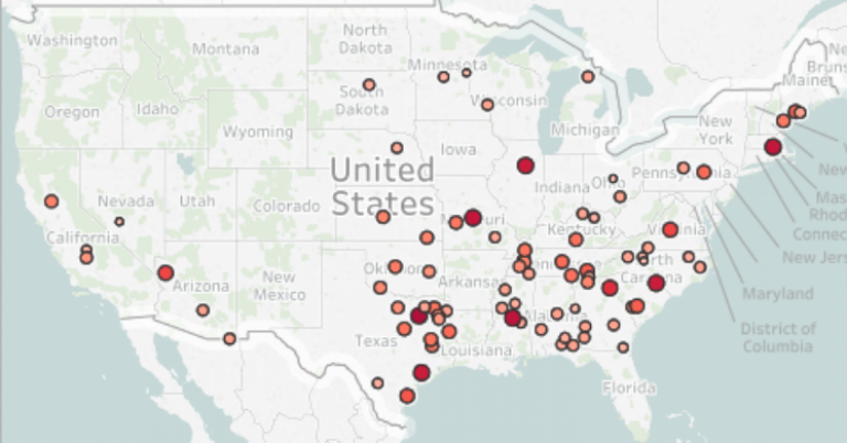 Here’s a map of where rural hospital closures are happening in the US