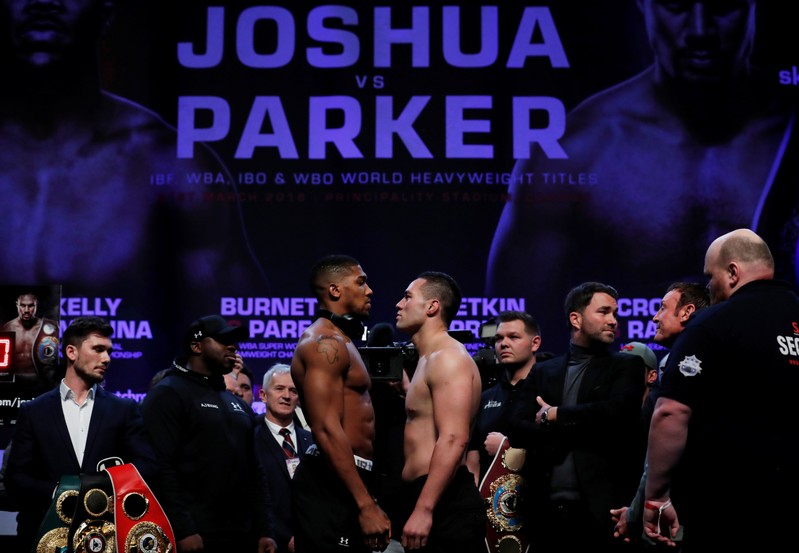 Anthony Joshua & Joseph Parker Weigh-In
