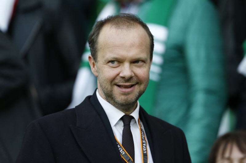 Manchester United executive vice-chairman Ed Woodward in the stands