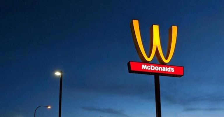 McDonald’s is turning its golden arches upside down to make a statement