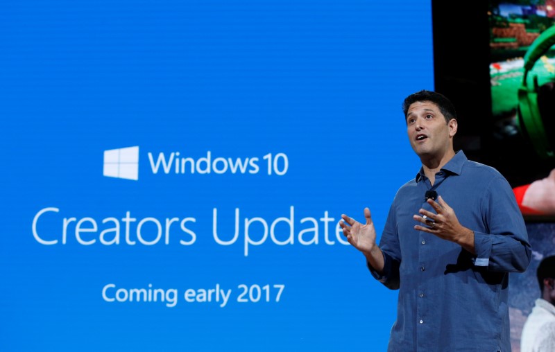 Terry Myerson, Microsoft Executive Vice President of the Windows and Devices Group speaks about Microsoft's Windows 10 