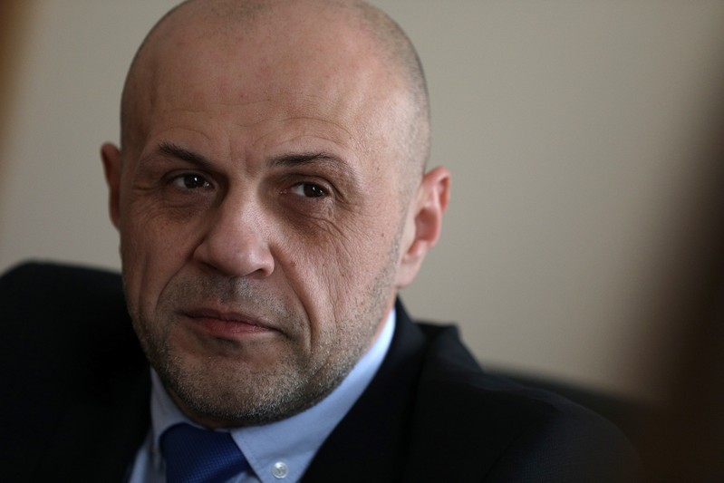 Bulgaria's Deputy PM Donchev speaks during an interview with Reuters in Sofia