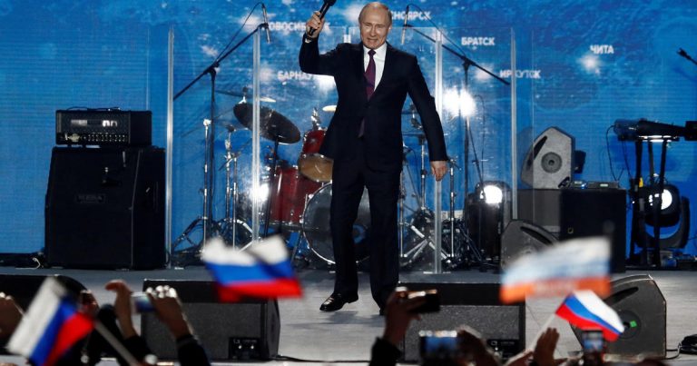 Putin campaigns in Crimea in defiance of the West