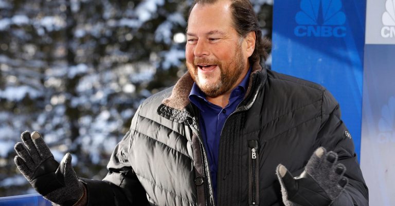 Salesforce added a new section to its annual report highlighting its social activism