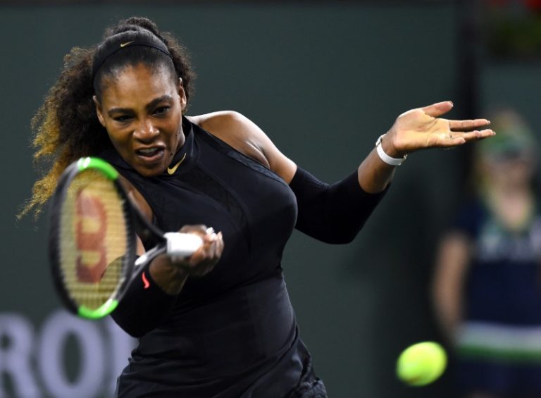 Serena enjoys winning return at Indian Wells