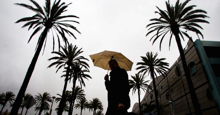 Southern California is on guard as heavy rains threaten to trigger deadly mudslides