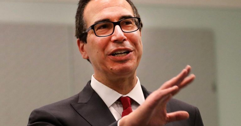 Steve Mnuchin visits Apple HQ, tweets photo with Tim Cook