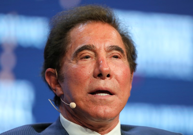 Steve Wynn, Chairman and CEO of Wynn Resorts, speaks during the Milken Institute Global Conference in Beverly Hills