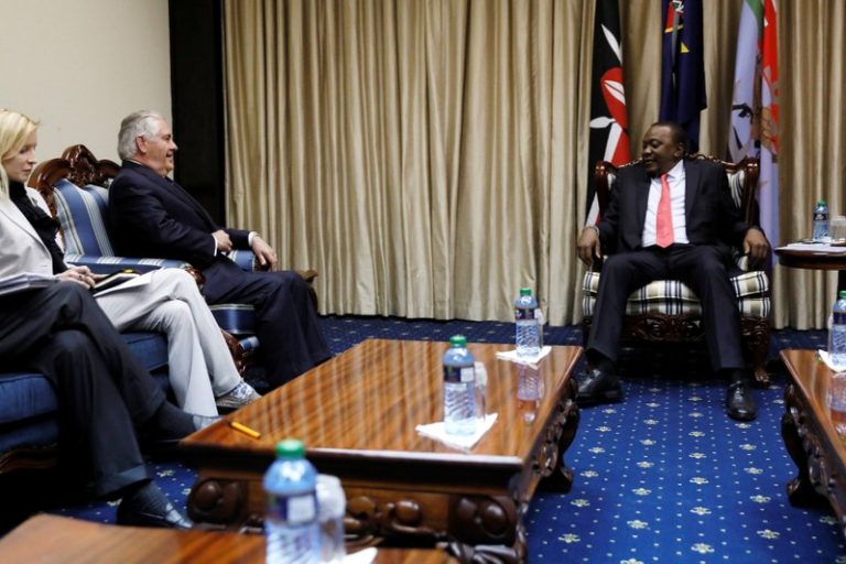 Tillerson says Kenya should not stifle media, threaten courts