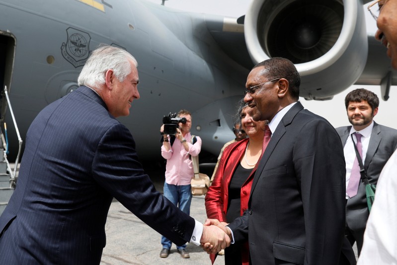 Tillerson visits officials in Chad
