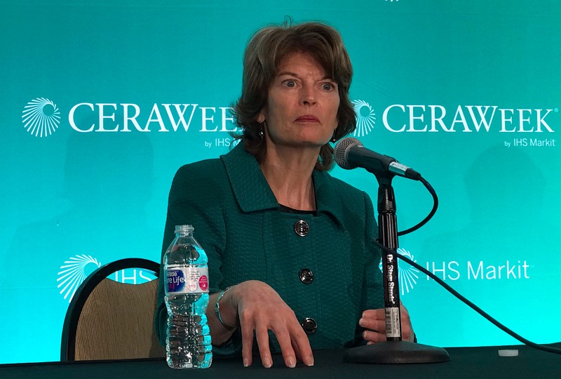 U.S. Senator from Alaska Murkowski, speaks at the annual CERAWeek energy conference in Houston