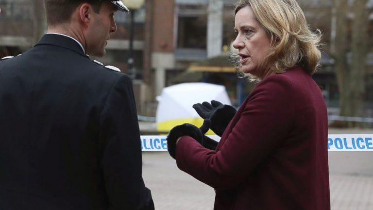 UK home secretary visits city where ex-Russian spy poisoned