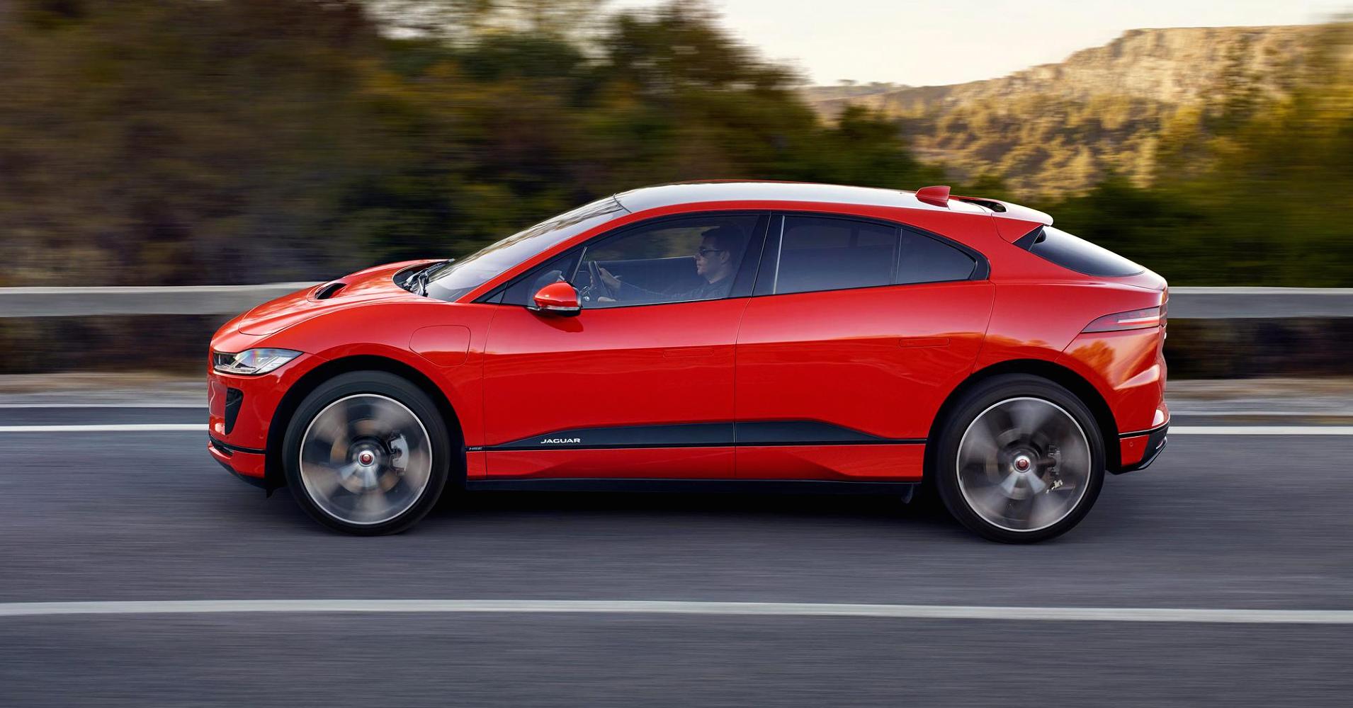 Watch Jaguar unveil its first all-electric vehicle, designed to take on Tesla Model X ...