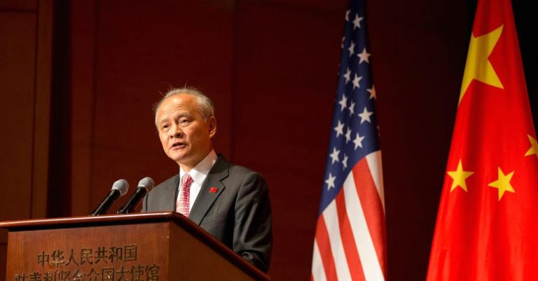 China’s ambassador to the US explains why the country is striking back