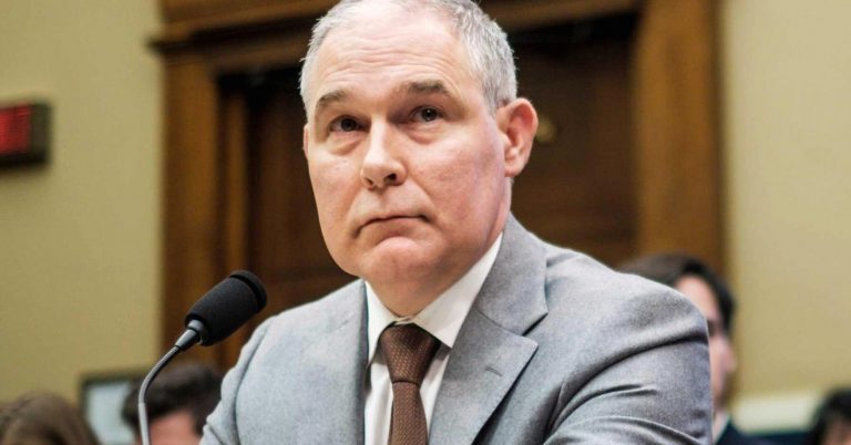 Ethics watchdog says in letter that EPA chief Scott Pruitt’s actions raise troubling red flags