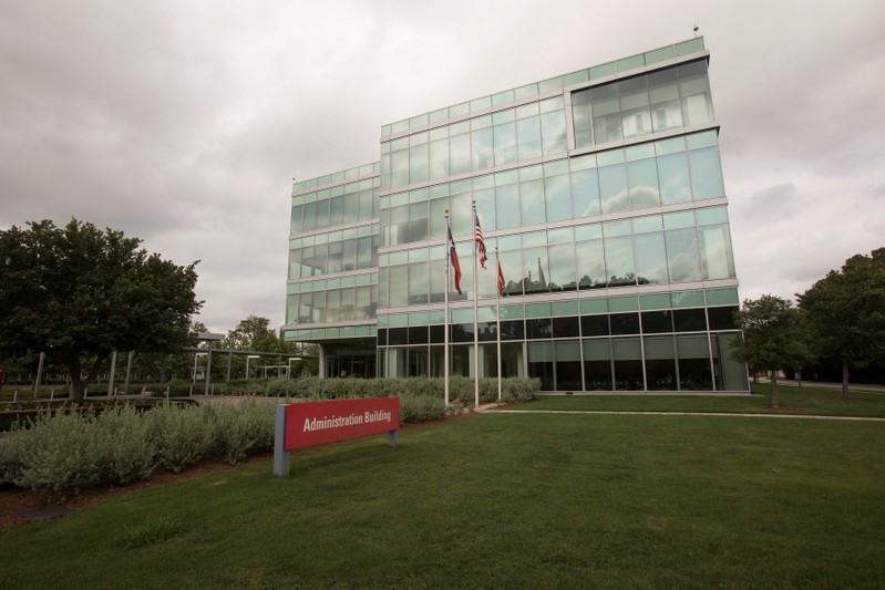 FILE PHOTO: Halliburton’s campus in Houston, Texas