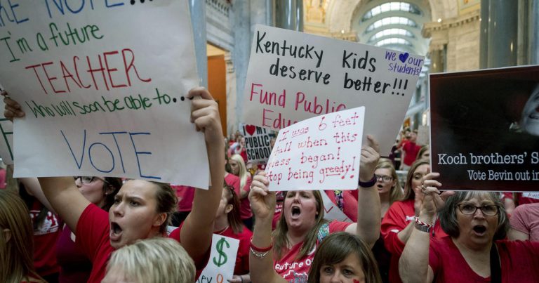 Kentucky House overrides tax increase veto amid teachers’ rally