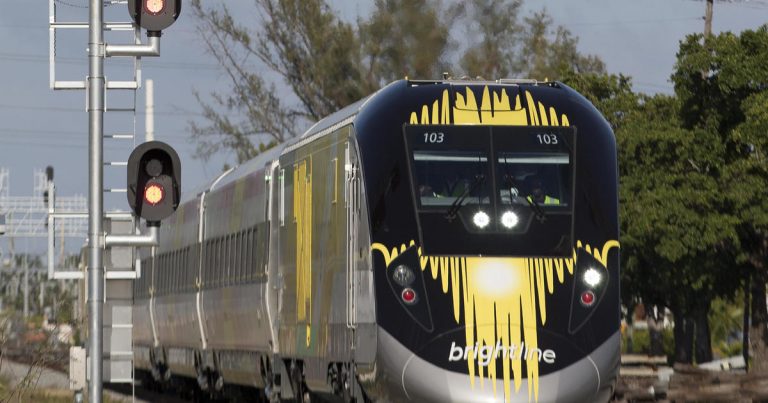 Man fatally struck by high speed train in Florida, police say