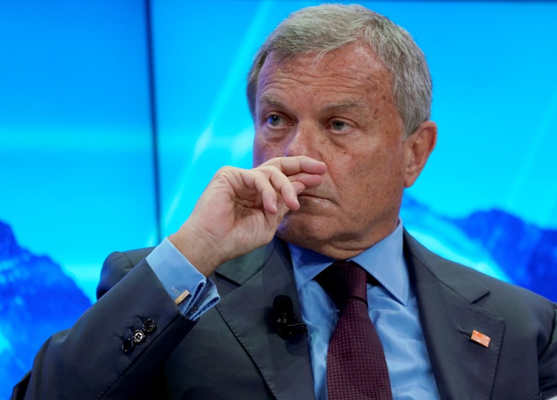 FILE PHOTO: Sir Martin Sorrell, Chief Executive Officer of WPP, attends the World Economic Forum (WEF) annual meeting in Davos
