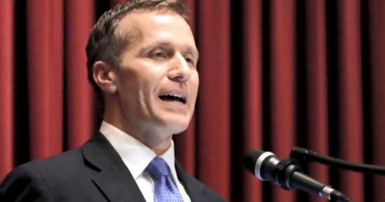 Missouri governor takes page from Trump playbook amid scandal