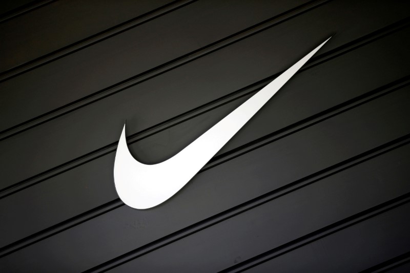 FILE PHOTO: Nike (NKE)'s logo is seen in Los Angeles