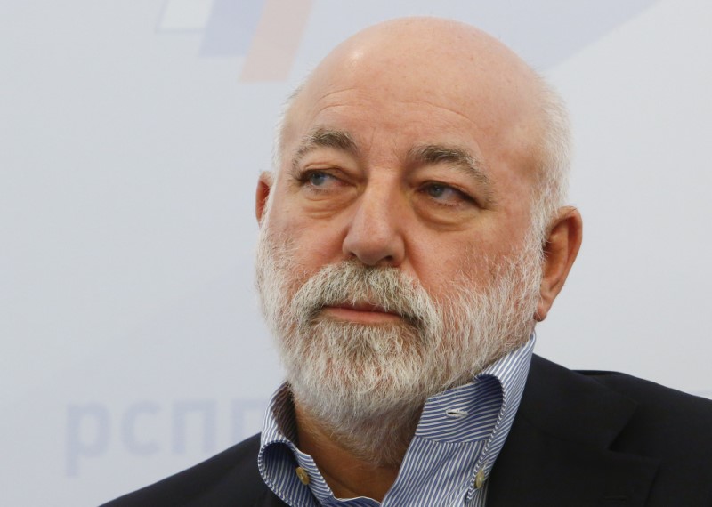 FILE PHOTO: Chairman of the Board of Directors of Renova Group, Vekselberg attends a session during the Week of Russian Business in Moscow