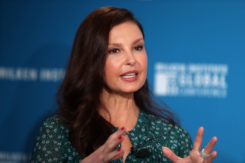 Actress Ashley Judd speaks at the Milken Institute's 21st Global Conference in Beverly Hills