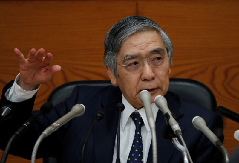 Bank of Japan Governor Haruhiko Kuroda attends a news conference in Tokyo
