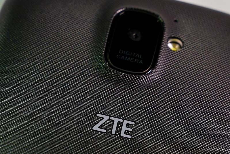 FILE PHOTO: A ZTE smart phone is pictured in this illustration