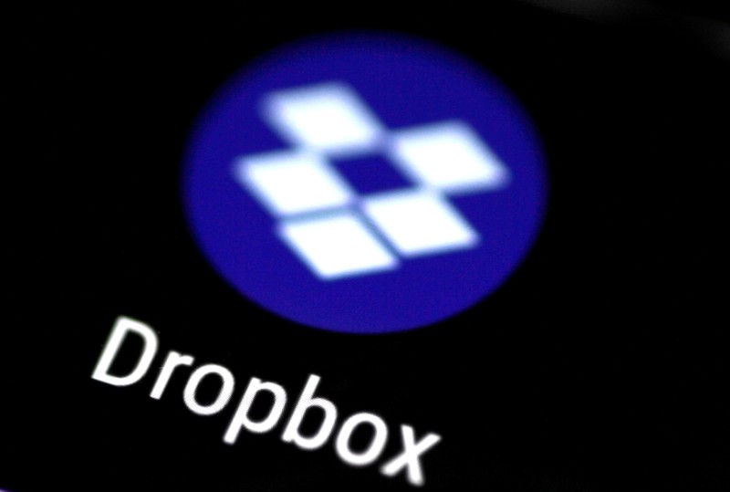 FILE PHOTO: Illustration photo of the Dropbox app