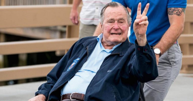 Former US President George HW Bush discharged from hospital