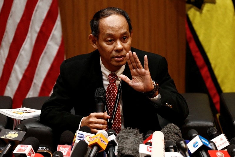 MACC Chief Commissioner Mohd Shukri Abdull speaks during a news conference in Putrajaya