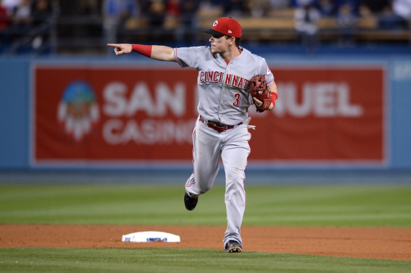 MLB: Cincinnati Reds at Los Angeles Dodgers