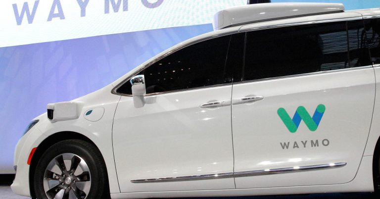 Waymo self-driving car hit in collision on Arizona street