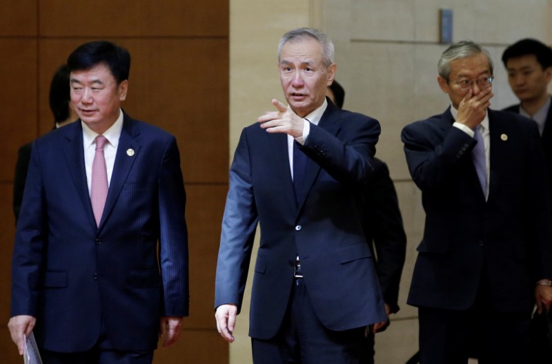 Chinese Vice Premier Liu He arrives for the EU-China High-level Economic Dialogue in Beijing