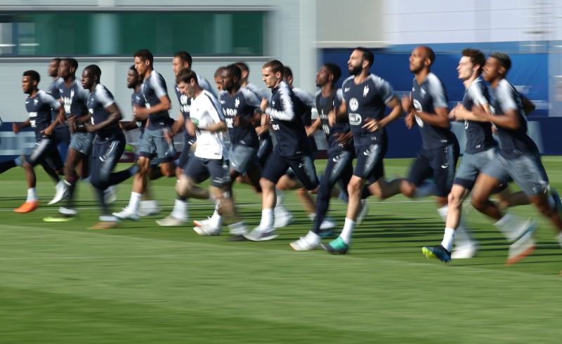 World Cup - France Training