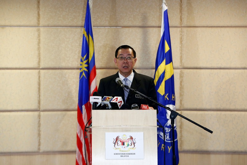 Malaysia's Finance Minister Lim Guan Eng speaks during a news conference in Putrajaya