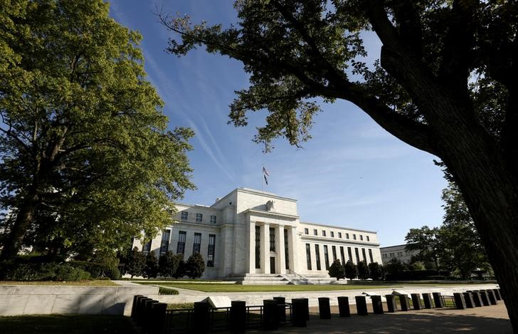 FILE PHOTO: The Federal Reserve building in Washington