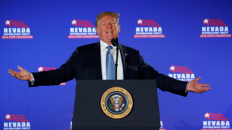 Trump speaks at the Nevada Republican Party Convention Las Vegas