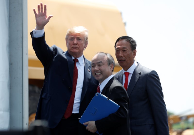Trump visits Foxconn in Wisconsin