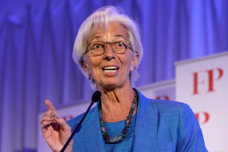 IMF Managing Director Christine Lagarde speaks at the Foreign Policy annual Awards Dinner in Washington